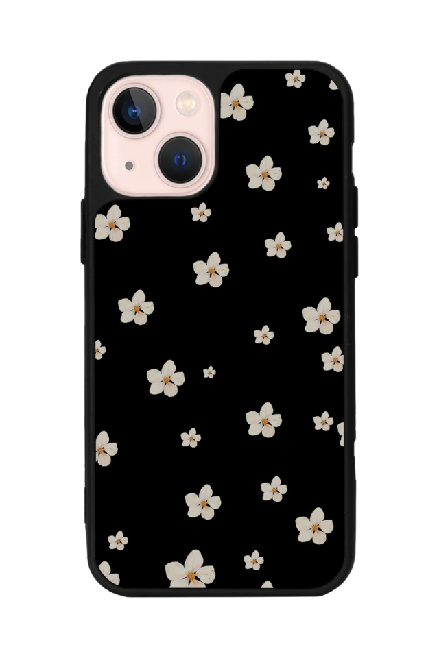 iPhone 13/14 Uyumlu Cicek Tasarımlı Glossy Premium Kılıf