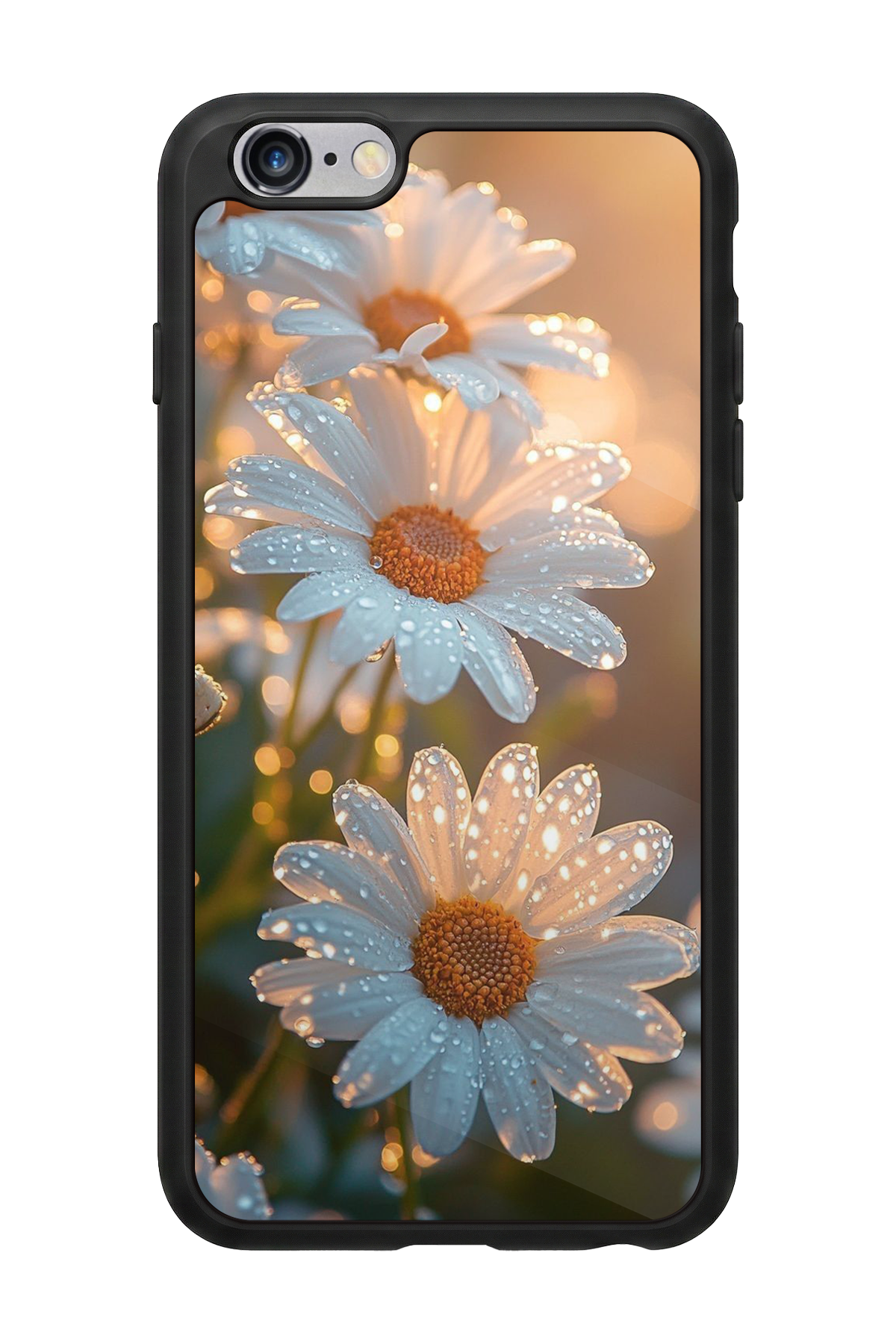 iPhone 6s Plus Uyumlu Cicek Tasarımlı Glossy Premium Kılıf