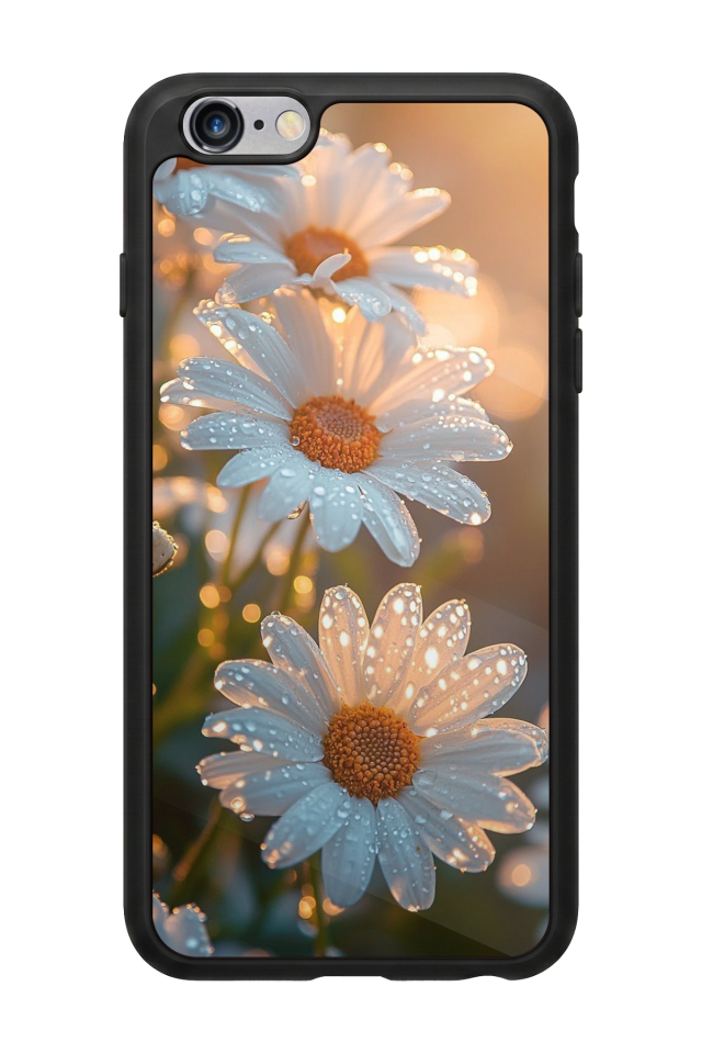 iPhone 6s Plus Uyumlu Cicek Tasarımlı Glossy Premium Kılıf