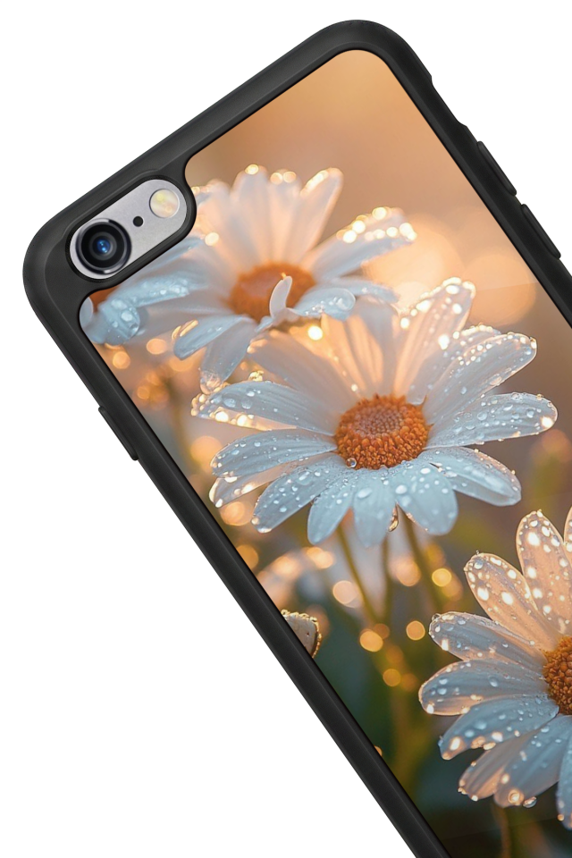 iPhone 6s Plus Uyumlu Cicek Tasarımlı Glossy Premium Kılıf