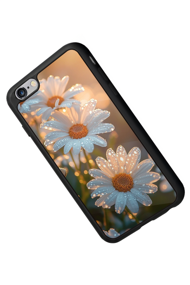 iPhone 6s Plus Uyumlu Cicek Tasarımlı Glossy Premium Kılıf