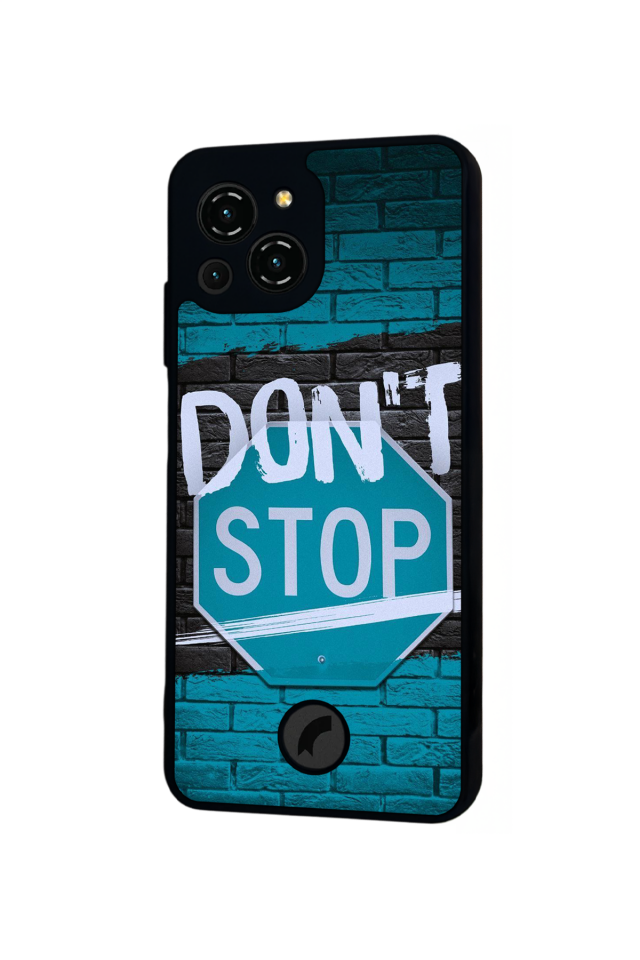 Reeder S23 Pro Max Uyumlu Dont Stop Tasarımlı Glossy Premium Kılıf