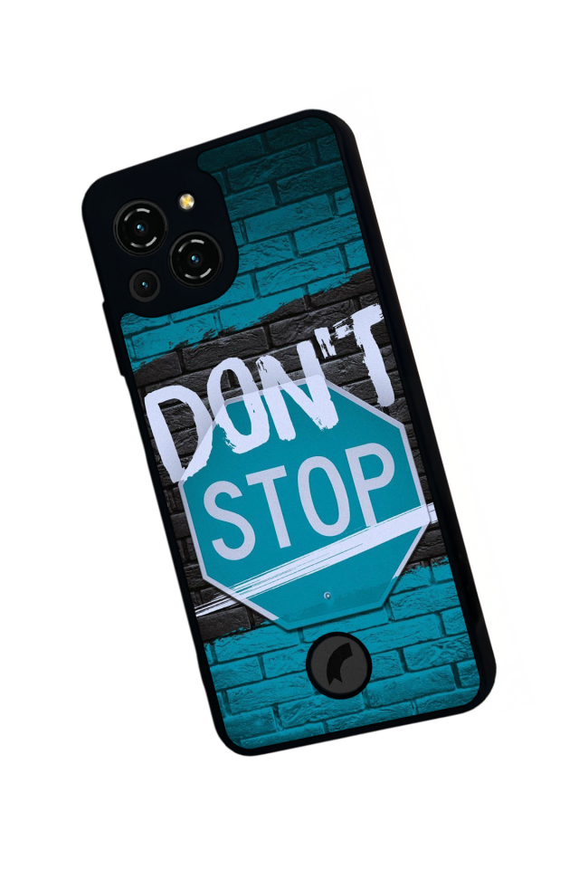Reeder S23 Pro Max Uyumlu Dont Stop Tasarımlı Glossy Premium Kılıf