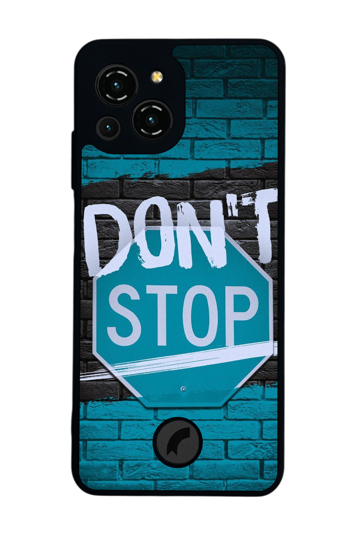 Reeder S23 Pro Max Uyumlu Dont Stop Tasarımlı Glossy Premium Kılıf