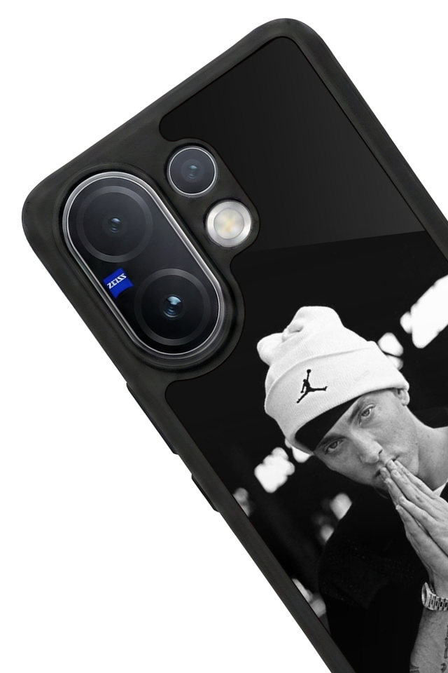 Vivo V60 Uyumlu Eminem Tasarımlı Glossy Premium Kılıf