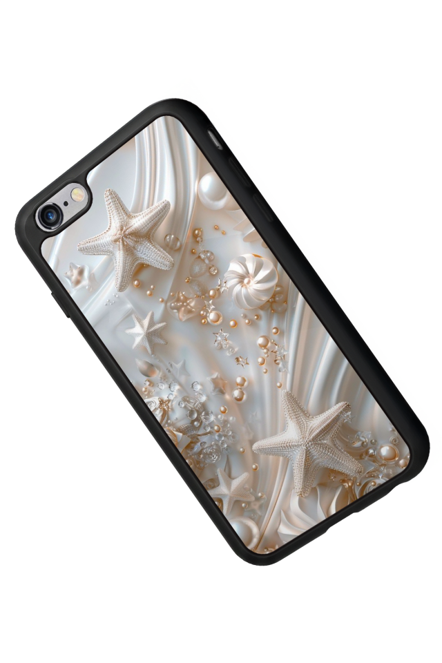 iPhone 6 Plus Uyumlu  İnci Tasarımlı Glossy Premium Kılıf