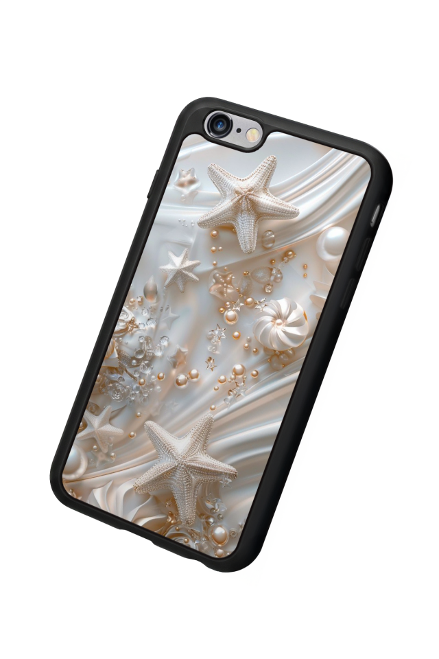 iPhone 6 Plus Uyumlu  İnci Tasarımlı Glossy Premium Kılıf