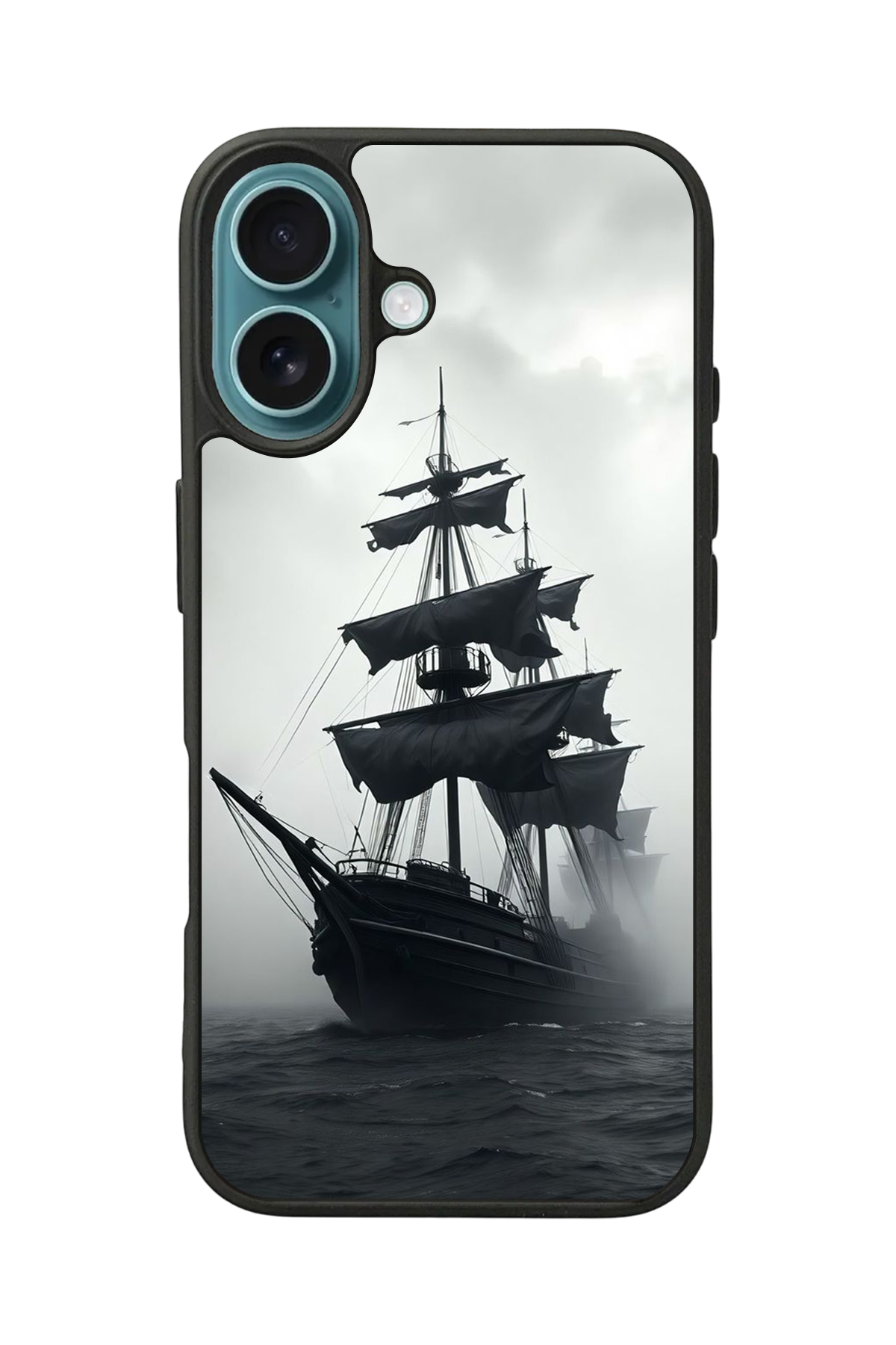 iPhone 16 Uyumlu Korsan Tasarımlı Glossy Premium Kılıf