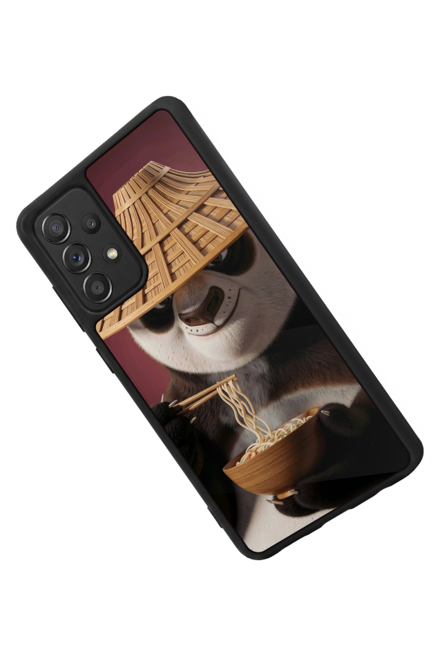 Samsung Galaxy A72 Uyumlu Kung Fu Panda Tasarımlı Glossy Premium Kılıf