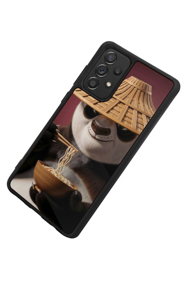 Samsung Galaxy A72 Uyumlu Kung Fu Panda Tasarımlı Glossy Premium Kılıf