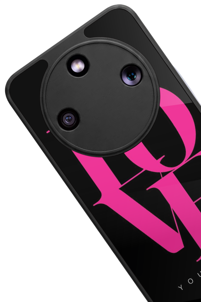 Honor Magic 8 Lite Uyumlu Love Tasarımlı Glossy Premium Kılıf