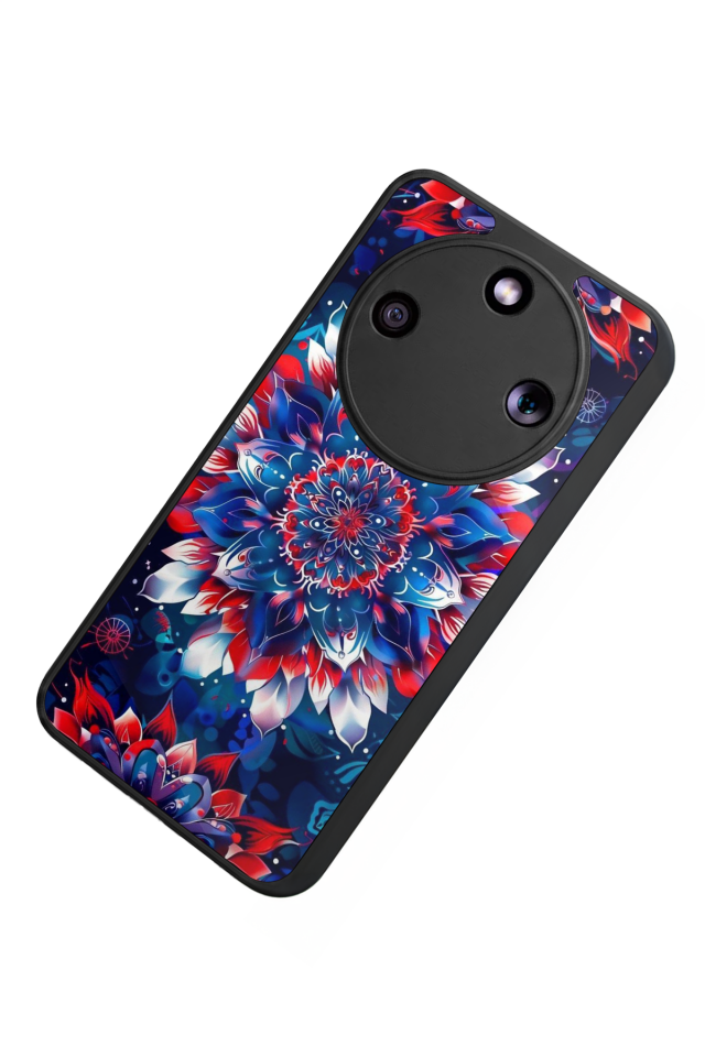 Honor Magic 8 Lite Uyumlu Mandala Tasarımlı Glossy Premium Kılıf