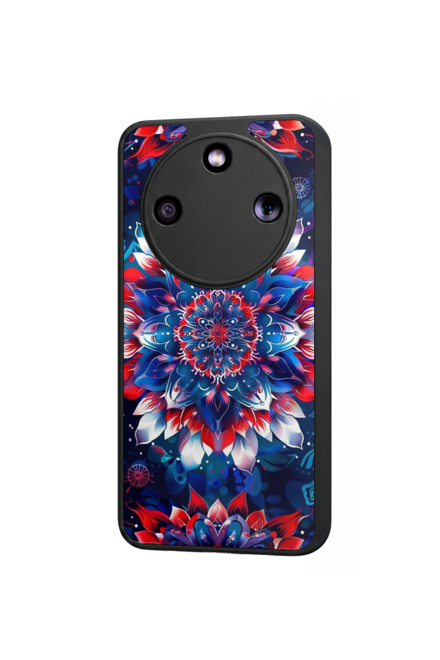 Honor Magic 8 Lite Uyumlu Mandala Tasarımlı Glossy Premium Kılıf