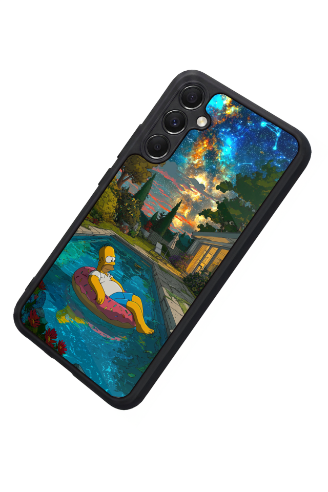 Samsung Galaxy M34 Uyumlu The Simpsons Tasarımlı Glossy Premium Kılıf