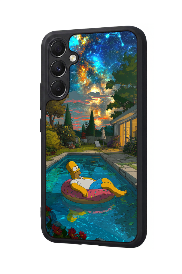 Samsung Galaxy M34 Uyumlu The Simpsons Tasarımlı Glossy Premium Kılıf