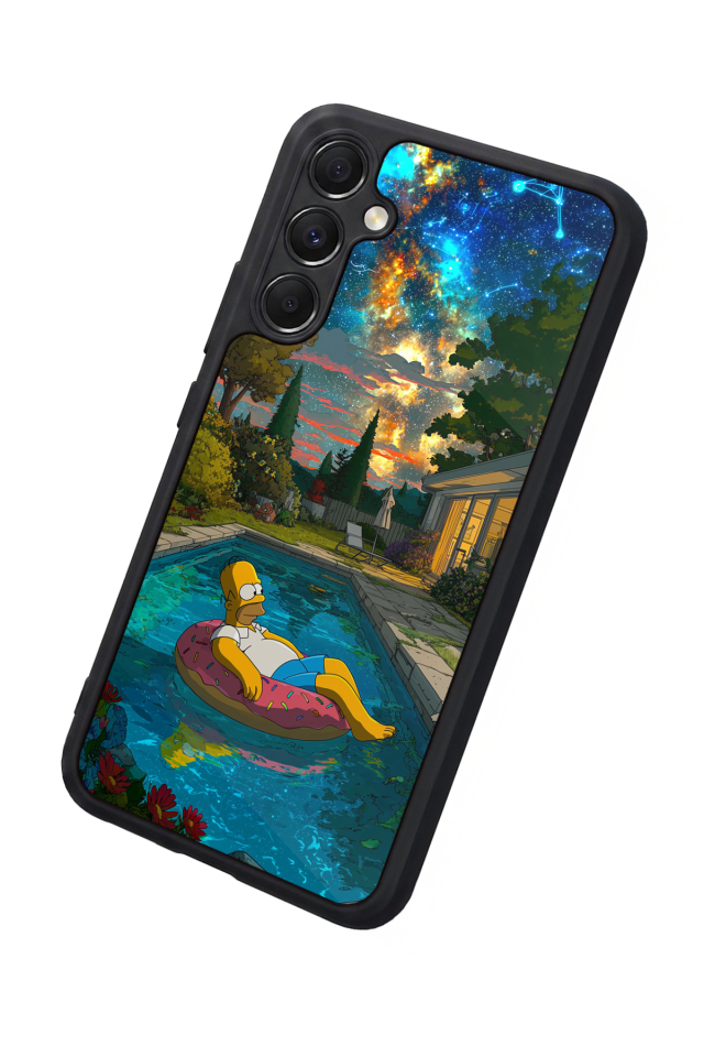 Samsung Galaxy M34 Uyumlu The Simpsons Tasarımlı Glossy Premium Kılıf