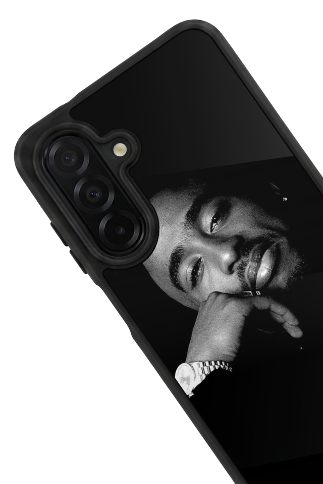 Samsung Galaxy A56 Uyumlu Tupac Tasarımlı Glossy Premium Kılıf
