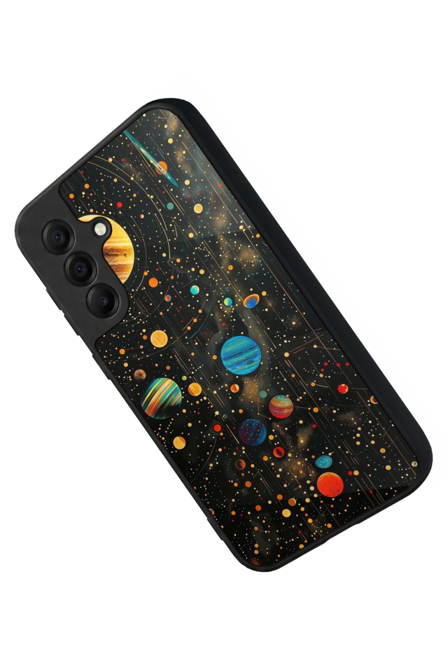 Samsung Galaxy A17 Uyumlu Uzay Tasarımlı Glossy Premium Kılıf