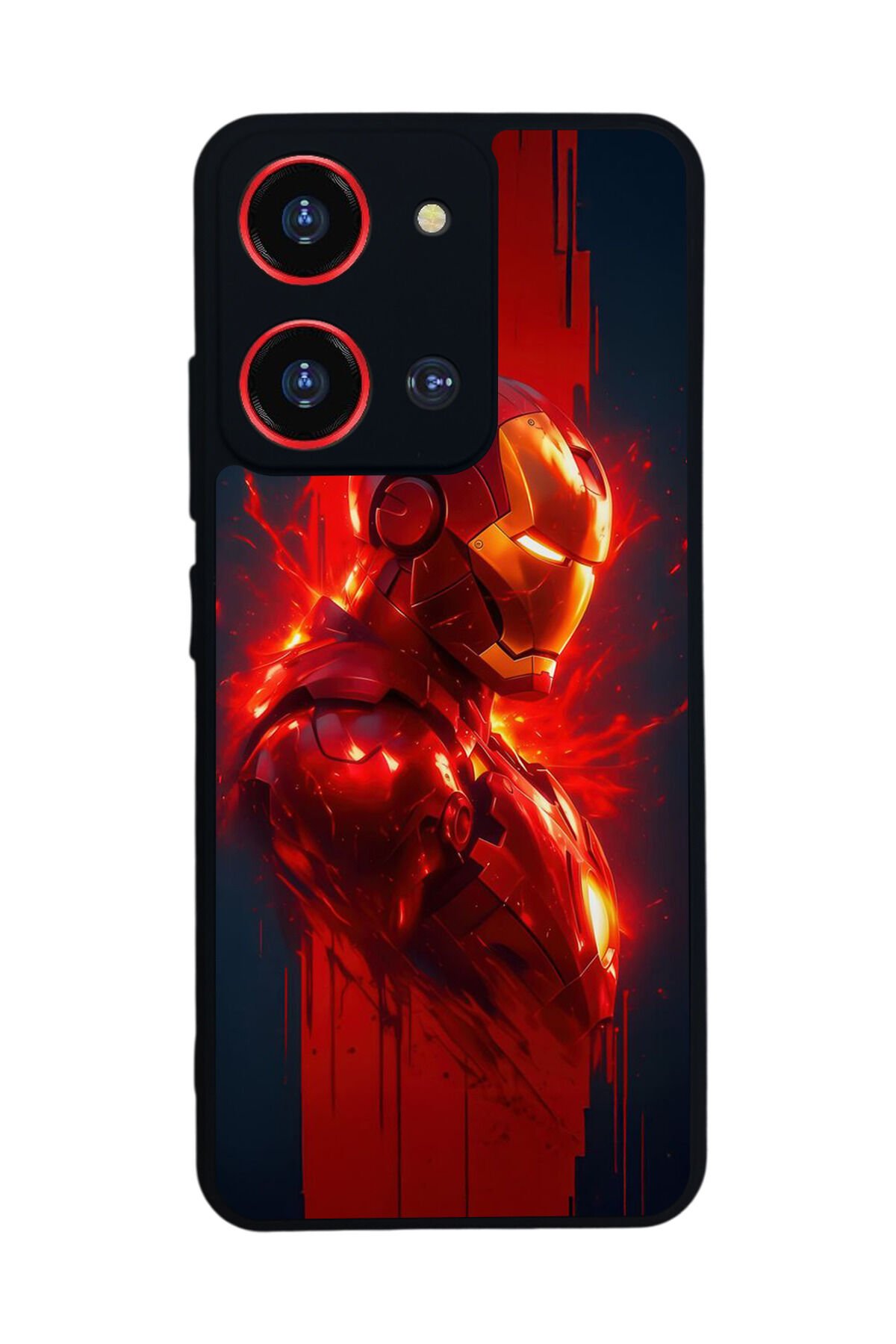 Reeder S19 Max Pro S 108MP Uyumlu Iron Man ( Demir Adam ) Tasarımlı Glossy Premium Kılıf