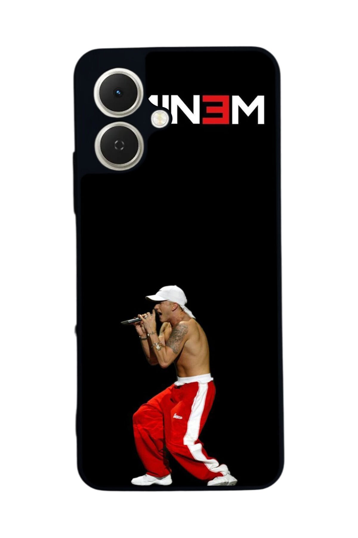 Tecno Spark GO 2 Uyumlu Eminem Tasarımlı Glossy Premium Kılıf