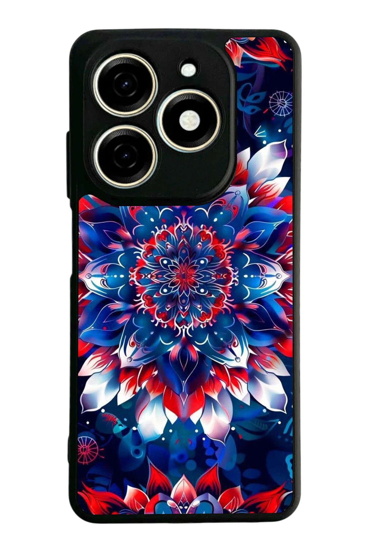 Tecno Spark 20/20C Uyumlu Mandala Tasarımlı Glossy Premium Kılıf