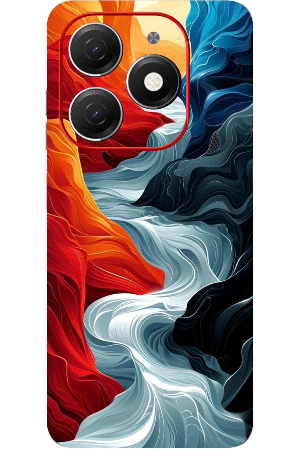 Realme C63 Kamera Korumalı HD Tam Kaplama Baskılı Kılıf