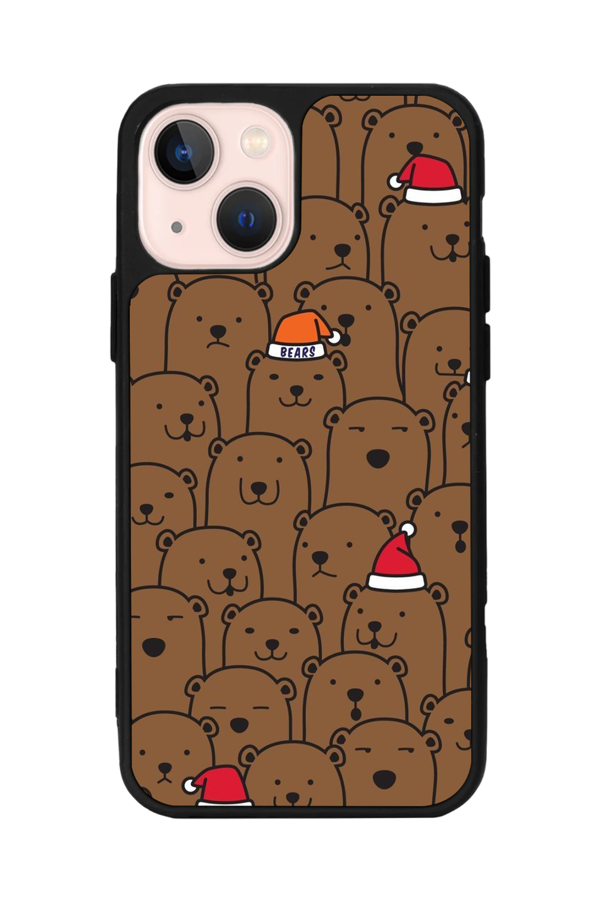 iPhone 15 Uyumlu Ayı Tasarımlı Glossy Premium Kılıf