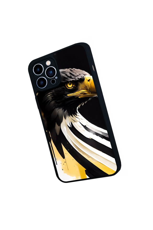 iPhone 13 Pro Max Uyumlu Besiktas Tasarımlı Glossy Premium Kılıf
