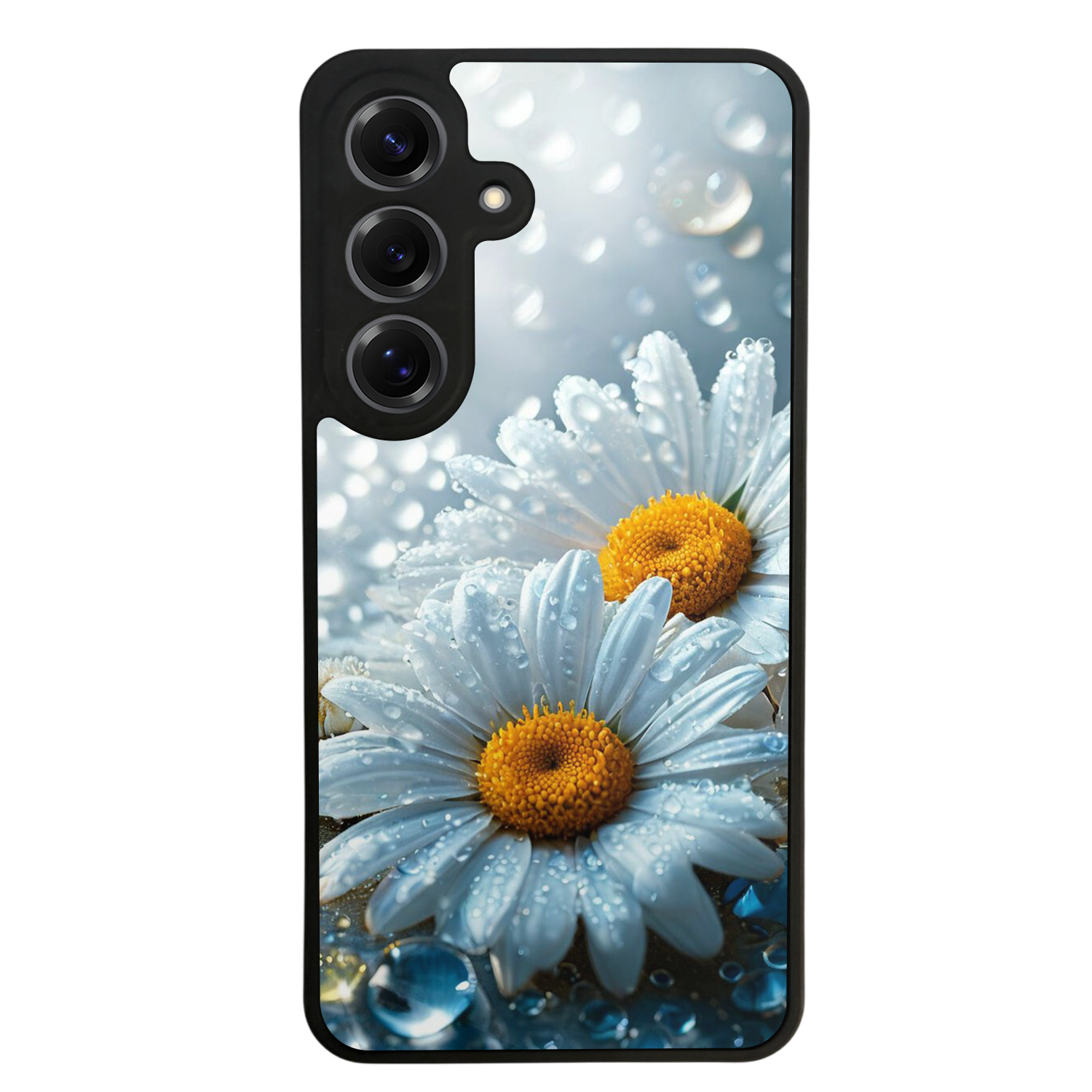 Samsung Galaxy S25 Uyumlu Cicek Tasarımlı Glossy Premium Kılıf