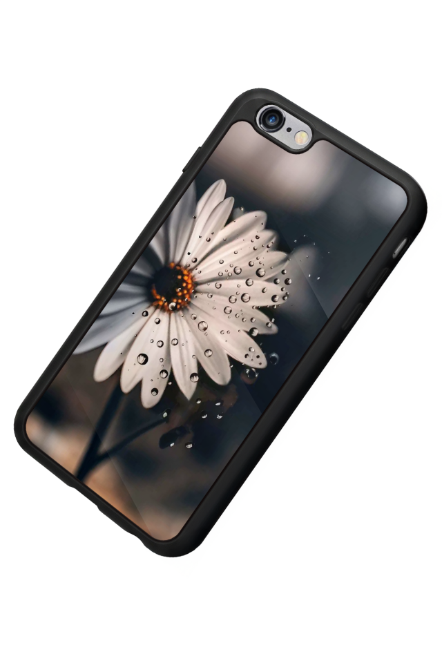 iPhone 6s Plus Uyumlu Cicek Tasarımlı Glossy Premium Kılıf
