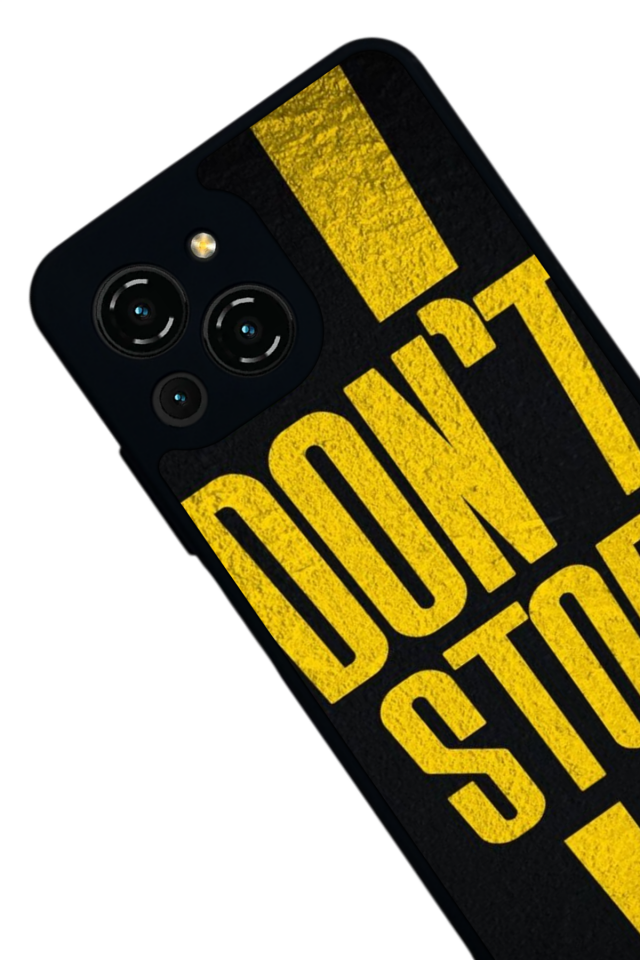 Reeder S23 Pro Max Uyumlu Dont Stop Tasarımlı Glossy Premium Kılıf