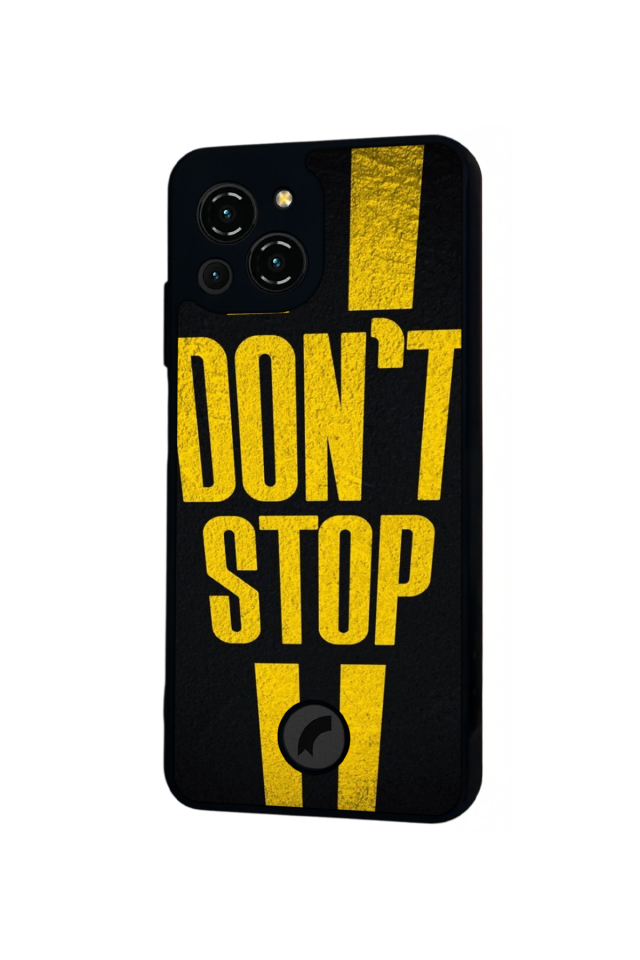 Reeder S23 Pro Max Uyumlu Dont Stop Tasarımlı Glossy Premium Kılıf