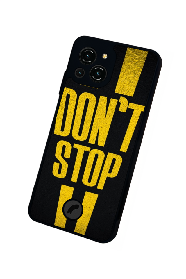 Reeder S23 Pro Max Uyumlu Dont Stop Tasarımlı Glossy Premium Kılıf