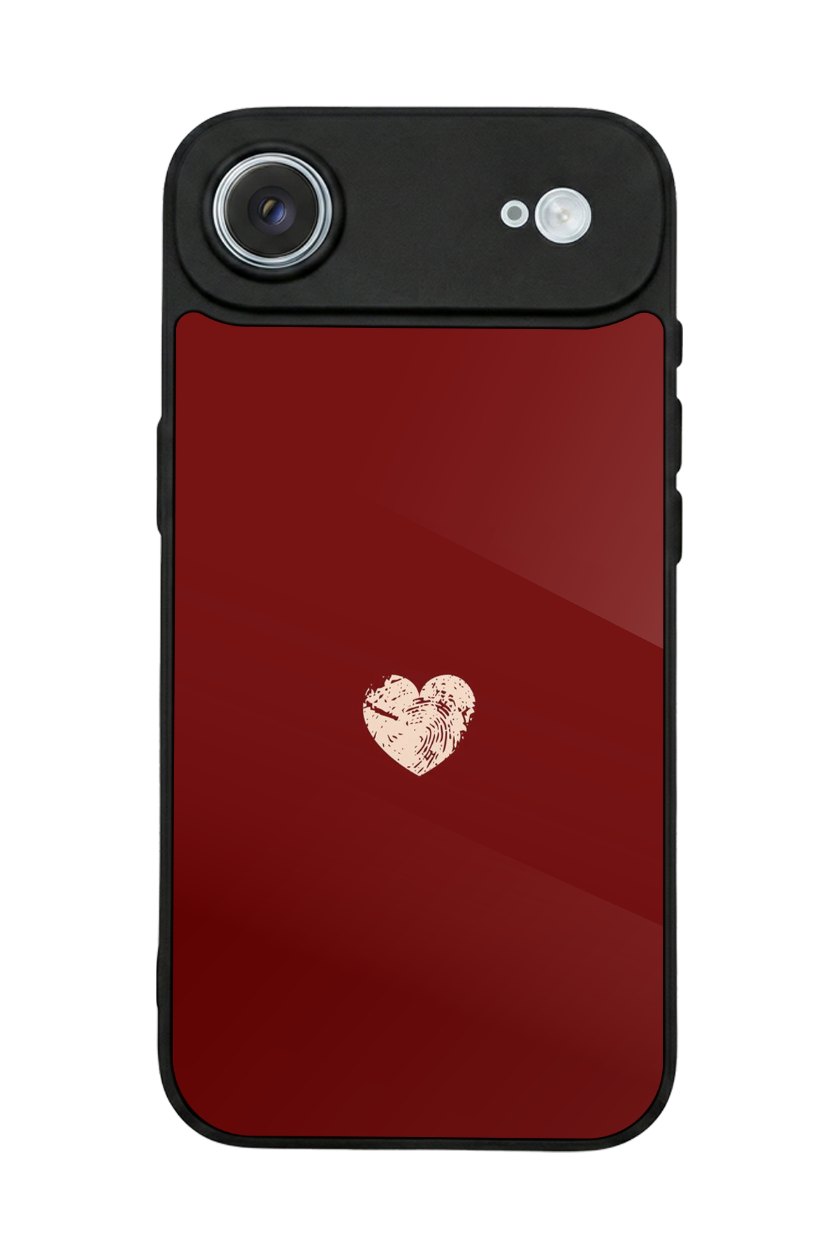 iPhone 17 Air Uyumlu Kalp Love Tasarımlı Glossy Premium Kılıf