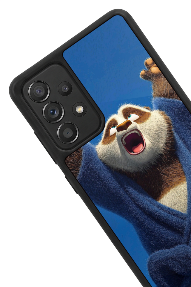 Samsung Galaxy A72 Uyumlu Kung Fu Panda Tasarımlı Glossy Premium Kılıf
