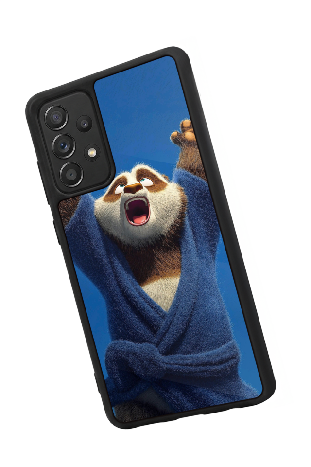 Samsung Galaxy A72 Uyumlu Kung Fu Panda Tasarımlı Glossy Premium Kılıf