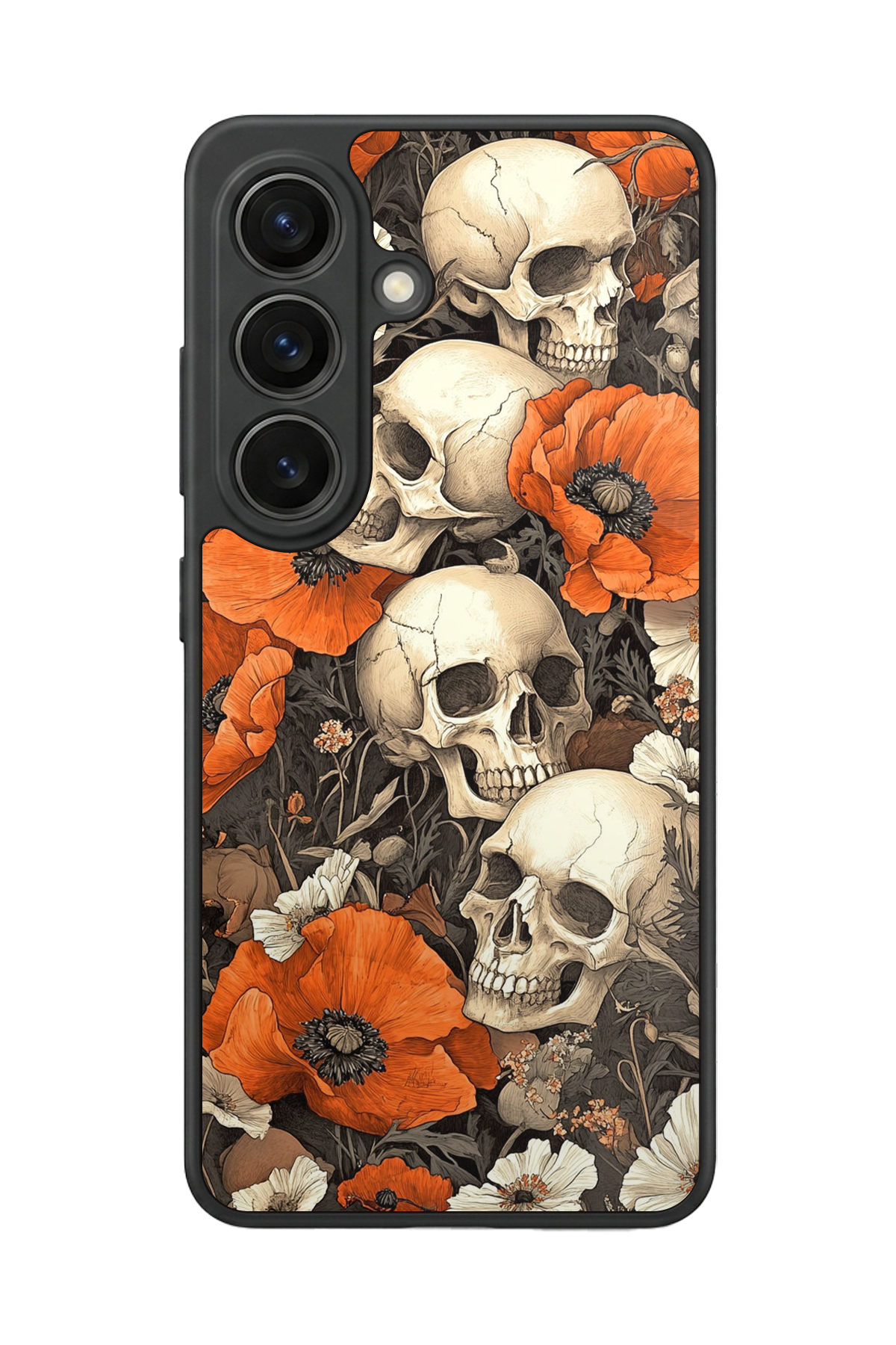 Samsung Galaxy S26 Uyumlu KuruKafa Tasarımlı Glossy Premium Kılıf