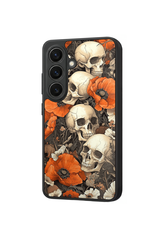 Samsung Galaxy S26 Uyumlu KuruKafa Tasarımlı Glossy Premium Kılıf