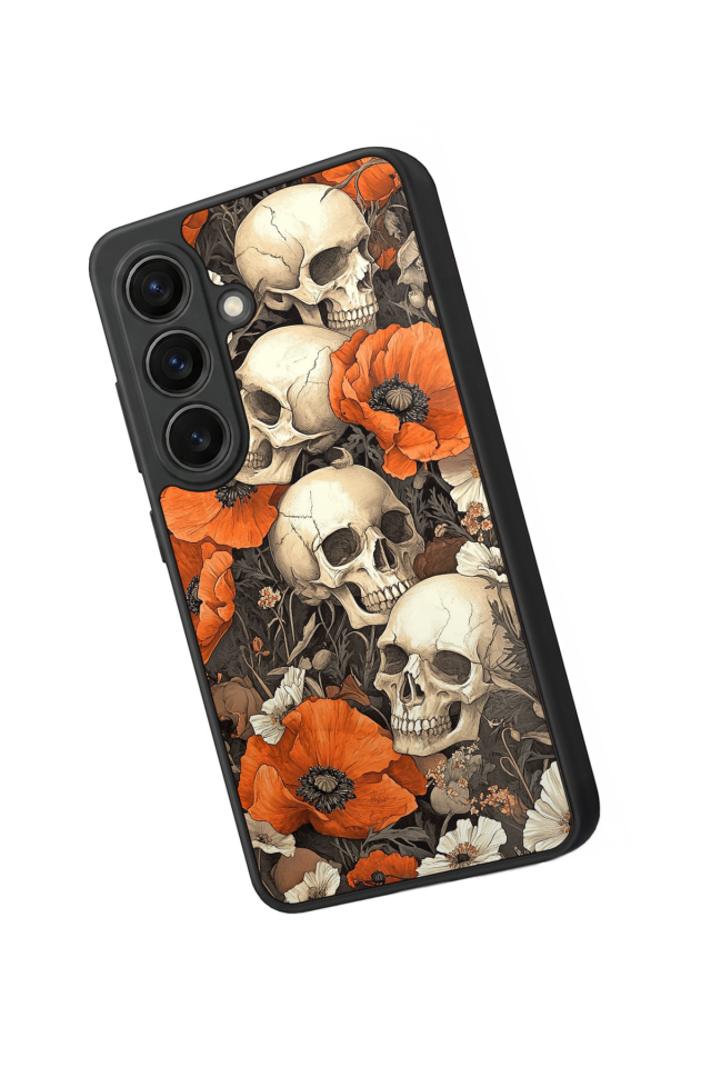 Samsung Galaxy S26 Uyumlu KuruKafa Tasarımlı Glossy Premium Kılıf
