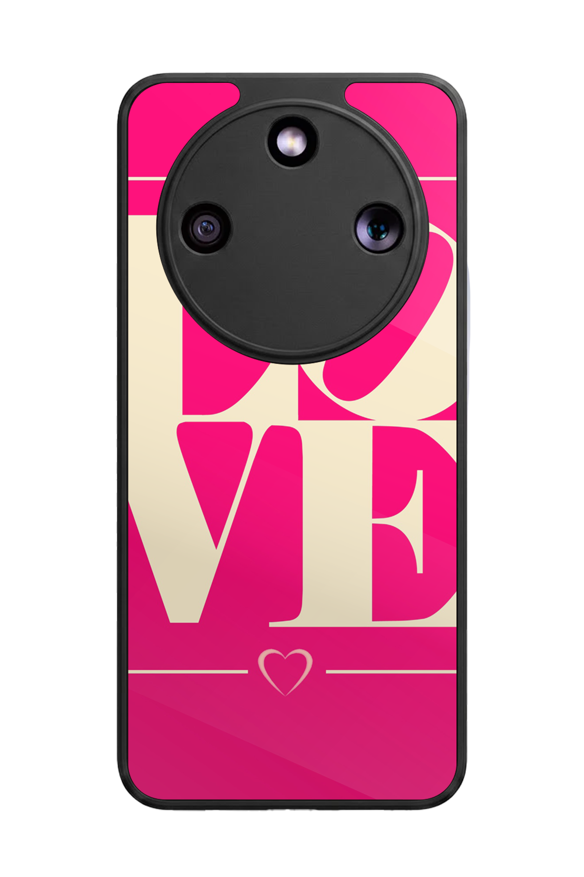 Honor Magic 8 Lite Uyumlu Love Tasarımlı Glossy Premium Kılıf