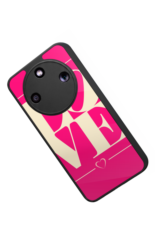 Honor Magic 8 Lite Uyumlu Love Tasarımlı Glossy Premium Kılıf