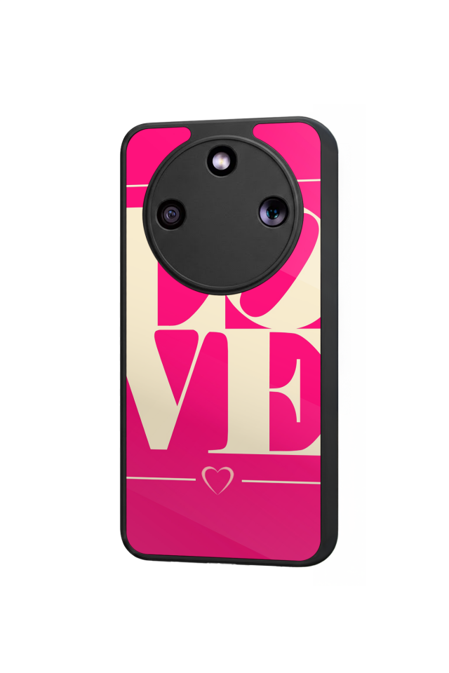 Honor Magic 8 Lite Uyumlu Love Tasarımlı Glossy Premium Kılıf