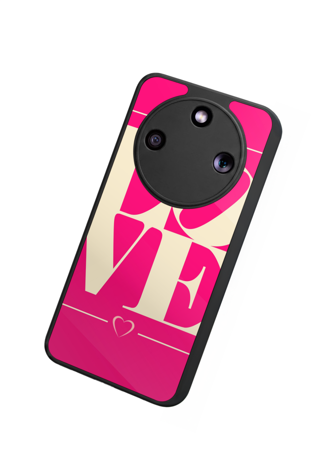 Honor Magic 8 Lite Uyumlu Love Tasarımlı Glossy Premium Kılıf