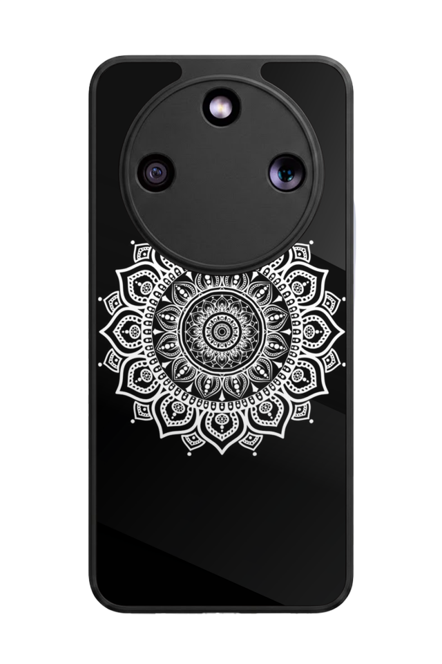 Honor Magic 8 Lite Uyumlu Mandala Tasarımlı Glossy Premium Kılıf