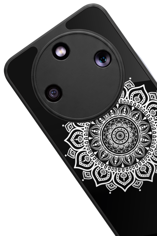 Honor Magic 8 Lite Uyumlu Mandala Tasarımlı Glossy Premium Kılıf