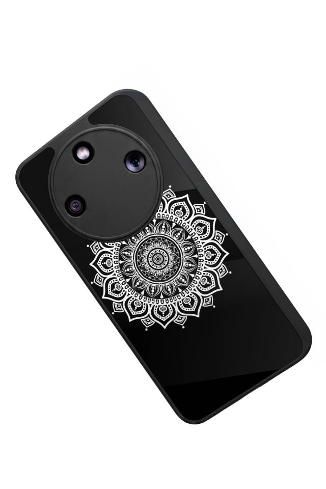 Honor Magic 8 Lite Uyumlu Mandala Tasarımlı Glossy Premium Kılıf