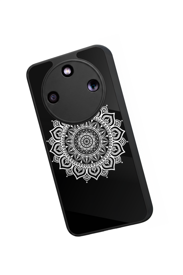 Honor Magic 8 Lite Uyumlu Mandala Tasarımlı Glossy Premium Kılıf