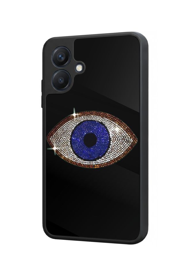 Samsung Galaxy A07 Uyumlu Nazar Tasarımlı Glossy Premium Kılıf