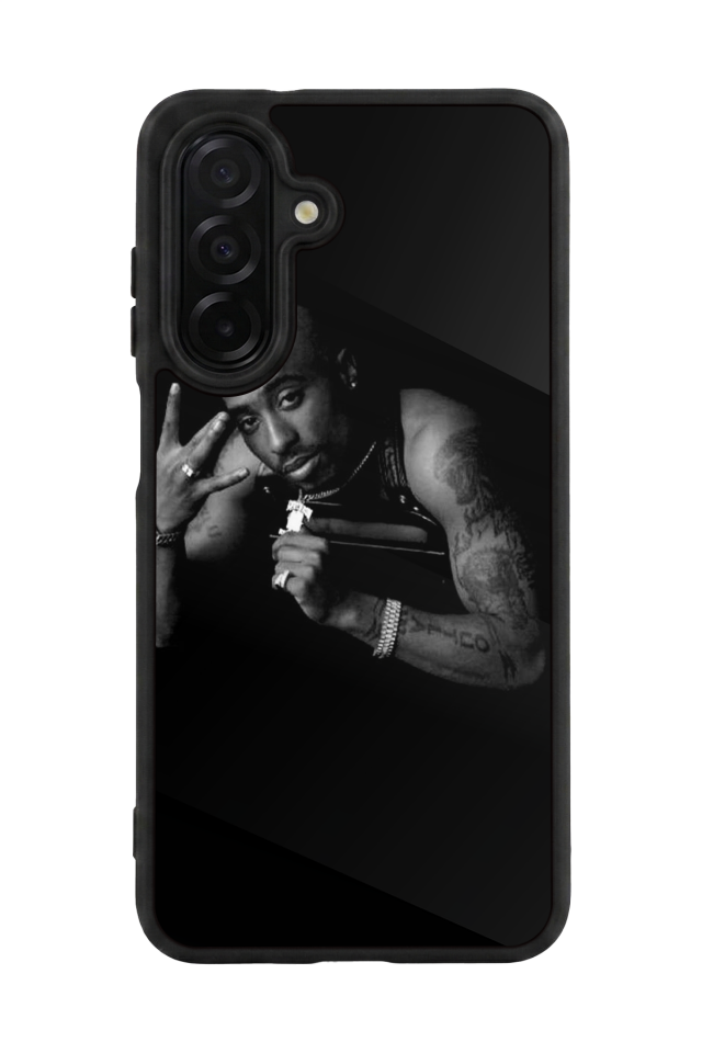 Samsung Galaxy A56 Uyumlu Tupac Tasarımlı Glossy Premium Kılıf