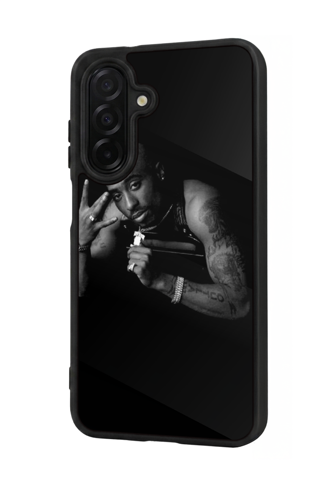 Samsung Galaxy A56 Uyumlu Tupac Tasarımlı Glossy Premium Kılıf